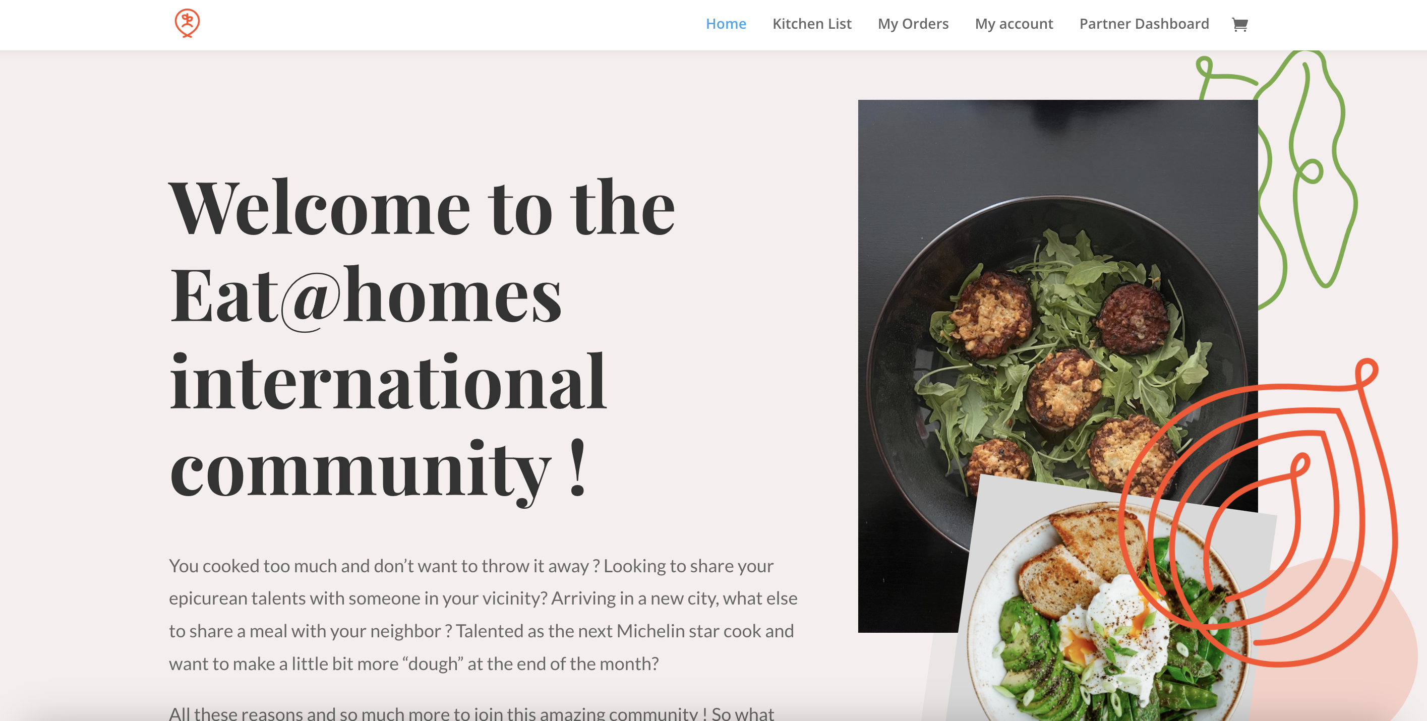 eat@homes food sharing marketplace